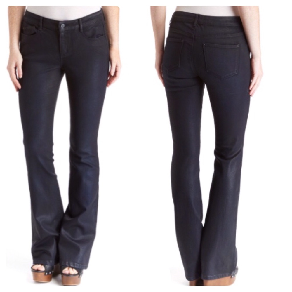 SUEDE Eva coated mid rise jeans size 25